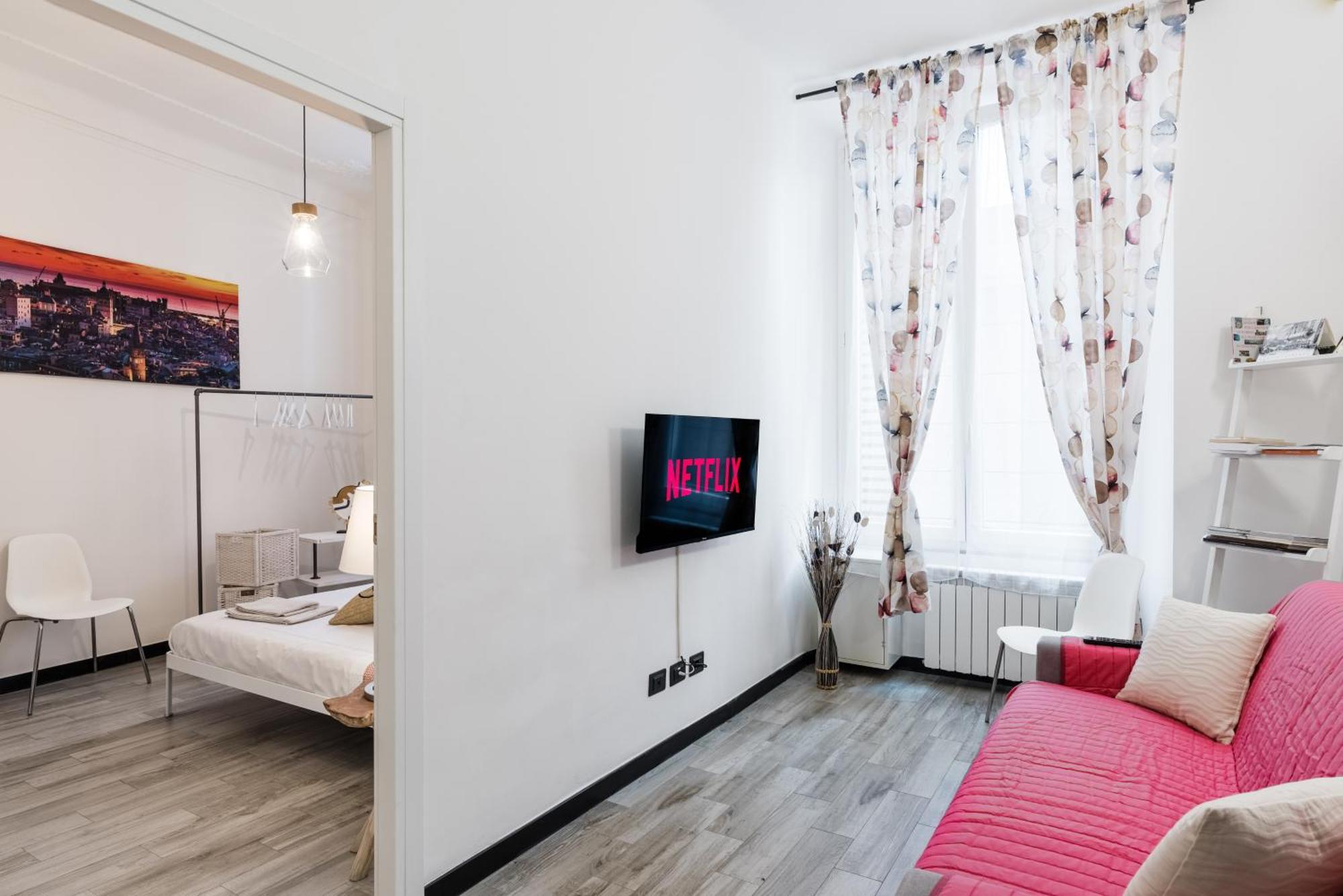 Acquario 5 Minuti, 1Br , Free A-C, Wifi & Netflix "City Center" By Tilo Genoa Exterior photo
